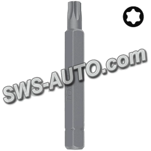 бита 10мм шестилучевая TORX T45 х 75 мм