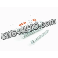 Болт M10х100 кл. пр. 5.8 полная резьба цинк белый (пач. 10шт) (APRO)