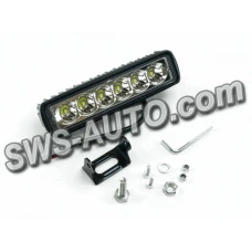 фара дополнительная LED  прямоуг. 150х44х42 (Д/В/Ш) 18W ближний EPISTAR