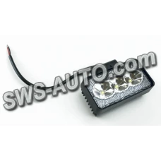 фара додаткова LED  прямокут. 110х60х50 (Д/В/Ш) 9W ближнє світло