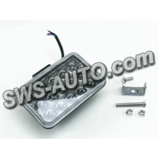 фара дополнительная LED  прямоуг. 170х110х70 (Д/В/Ш) 45W ближний CREE с отраж. и функцией притухания