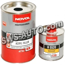 грунт акриловый <4+1> Novol PROTECT 300 серый 1л+0,25 л