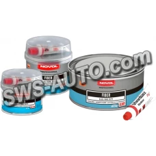 шпатлёвка со стекловолокном микро Novol Fiber Micro 1,8 кг