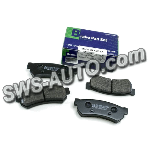 колодки гальмівні задні Lacetti 07--> (PartsMall) диск гальм.